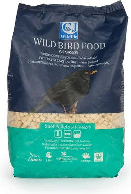 CJ Wildbird Insecten Suet Pellets 2 Kilogram