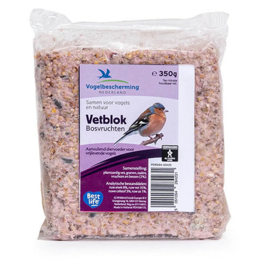 CJ wildlife Vetblok Met Bosvruchten 350 Gram